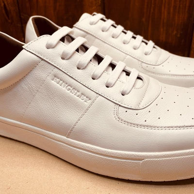 Kingsley Heath Classic Court Valc White/Choc/White