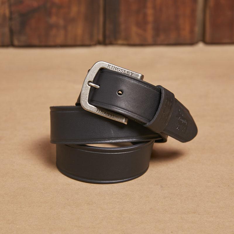 Kingsley Heath Embossed Edge Trim Belt Mamba/Nickel