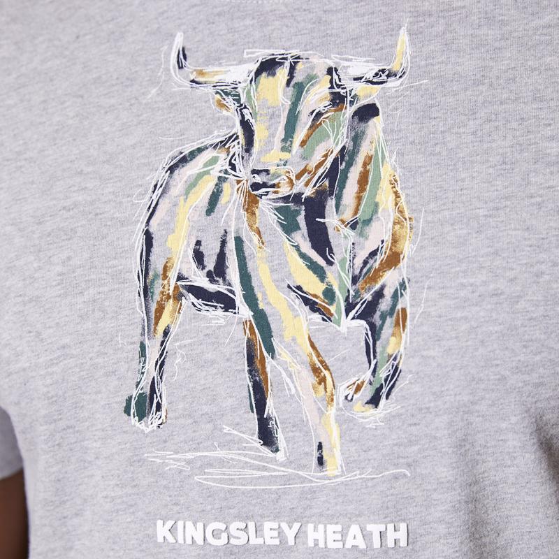 Chalky Pop Art Nguni Crew Tee Vervet