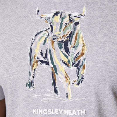 Chalky Pop Art Nguni Crew Tee Vervet
