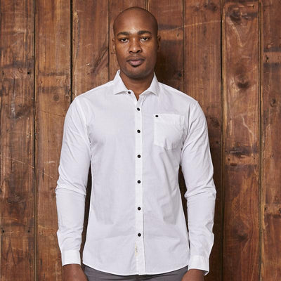 Kingsley Heath Classic Slim Fit Shirt Pelican