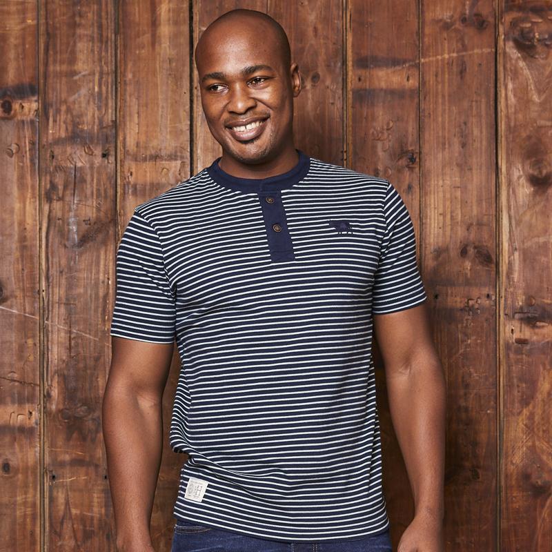 Classic Yarn Dyed Henley Seafoam