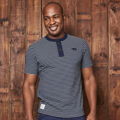 Classic Yarn Dyed Henley Seafoam