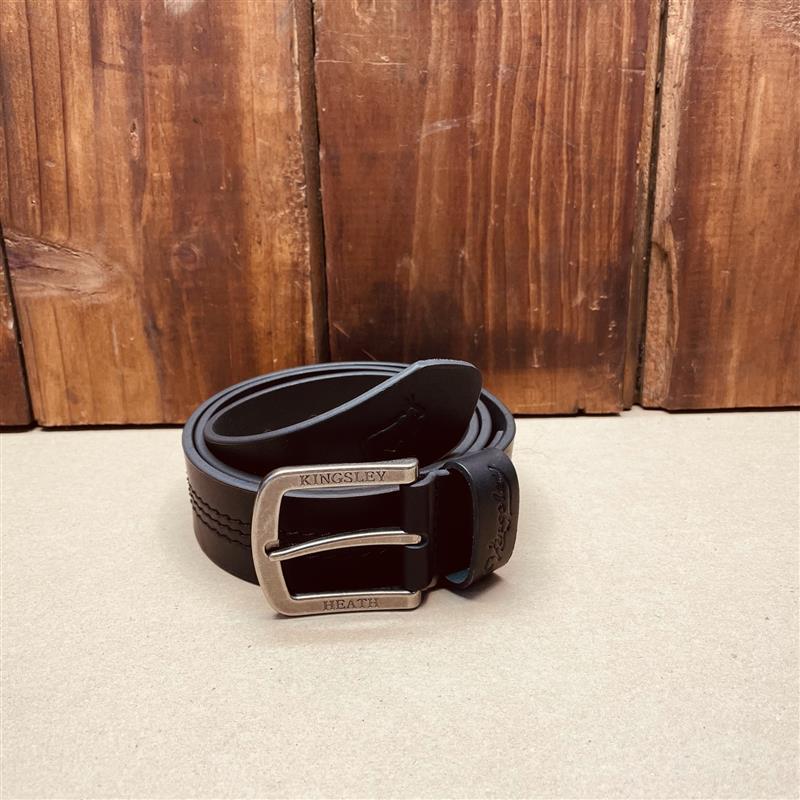 Kingsley Heath Tri Stitch Nguni Belt Mamba/Nickel