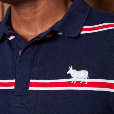 Kingsley Heath Striped Sjcpn Golfer Midnight