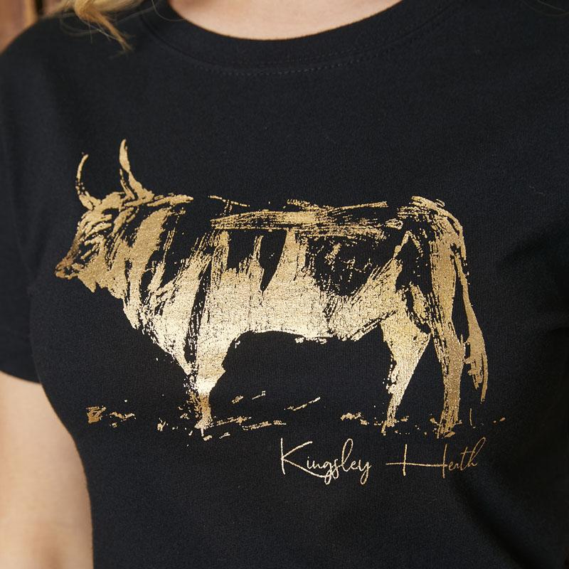 Brushed Foil Nguni Crew Tee Mamba