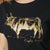 Brushed Foil Nguni Crew Tee Mamba