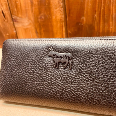 Kingsley Heath Pebbled Trim Purse Mamba