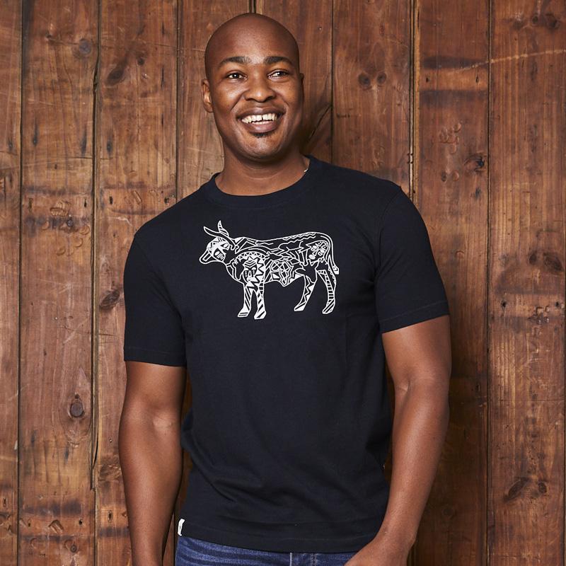 Ethnic Doodle Nguni Crew Tee Mamba