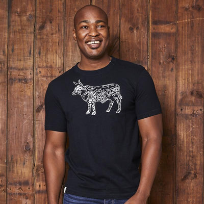 Ethnic Doodle Nguni Crew Tee Mamba
