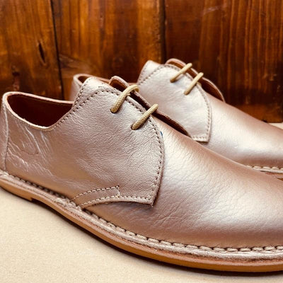 Kingsley Heath S Wanderlust Shoe Metallic Champagne/Tan