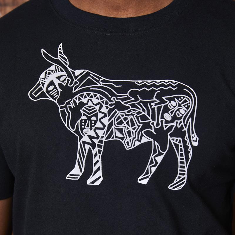 Ethnic Doodle Nguni Crew Tee Mamba