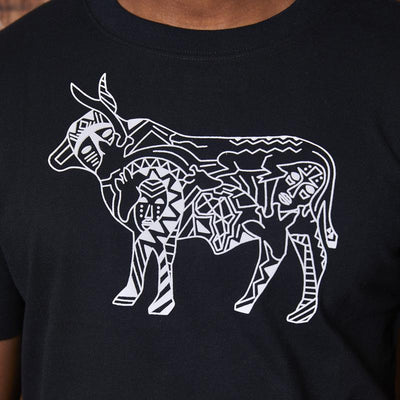 Ethnic Doodle Nguni Crew Tee Mamba