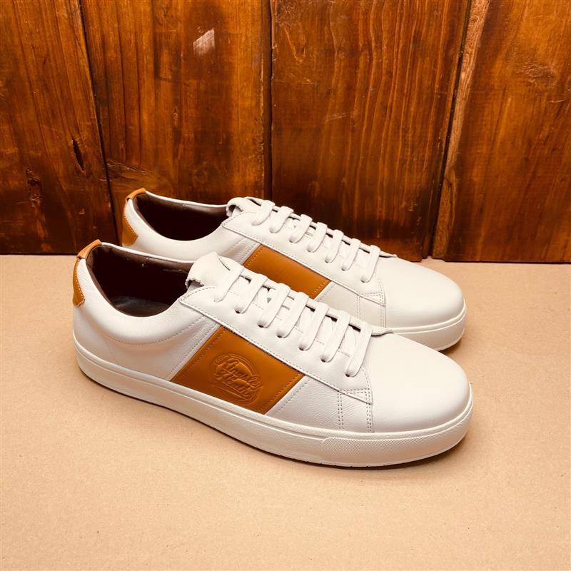 Kingsley Heath Swoosh Logo Sneaker White/Tan/White