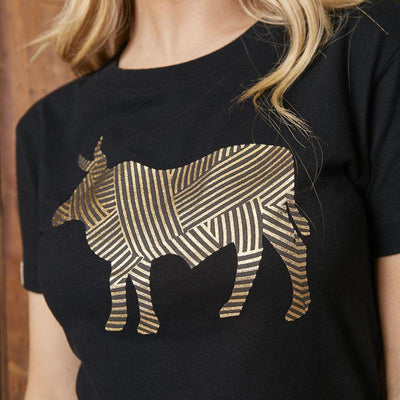 Kingsley Heath High-Square Foil Crew Tee Mamba